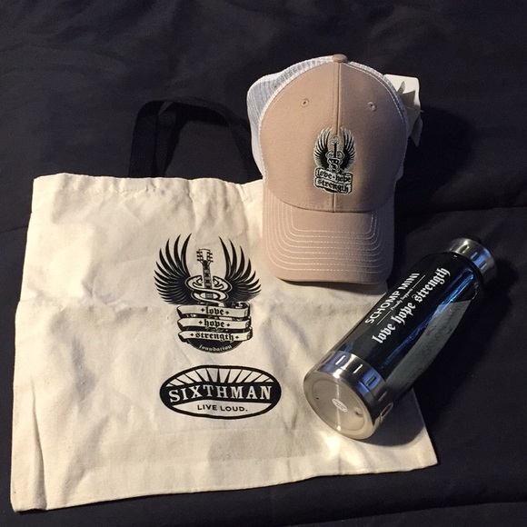 Other - Love Hope Strength Hat, Bag & Water Bottle